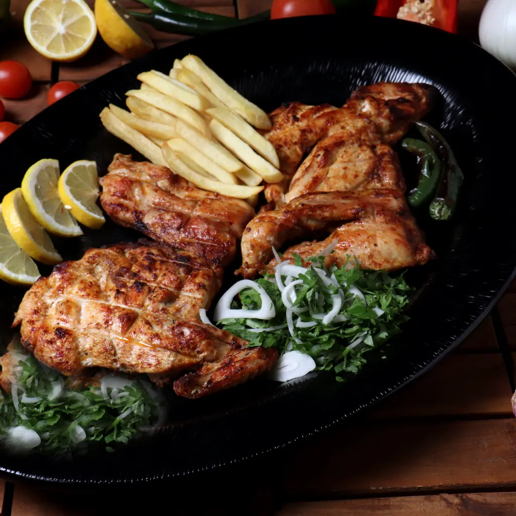 Plain Chicken On Coal